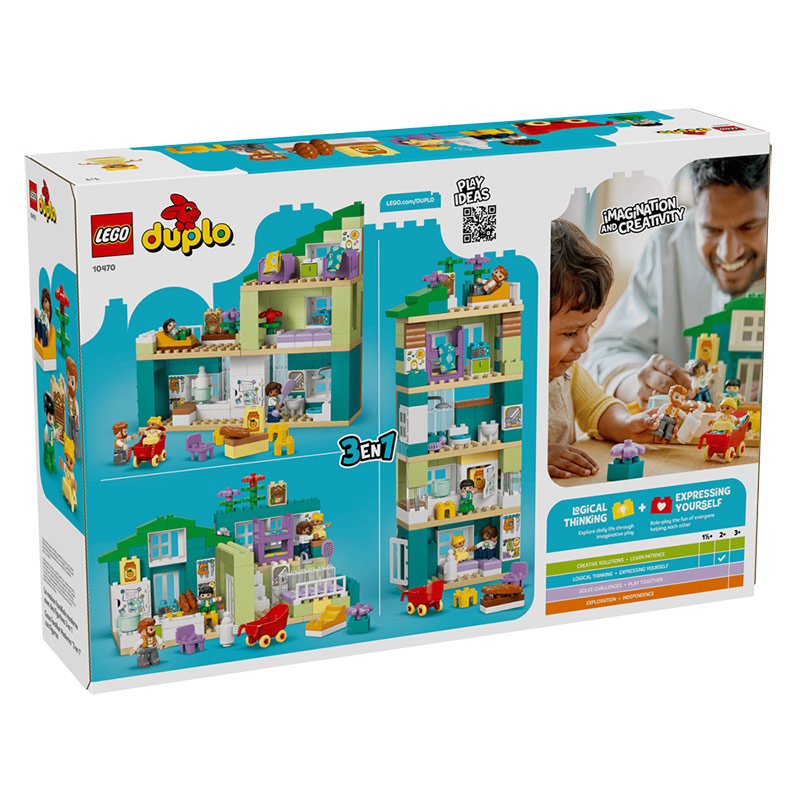 LEGO® Duplo 3in1 Modern Family House With Figures (10470)