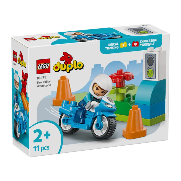 LEGO® Duplo Blue Police Motorcycle (10471)