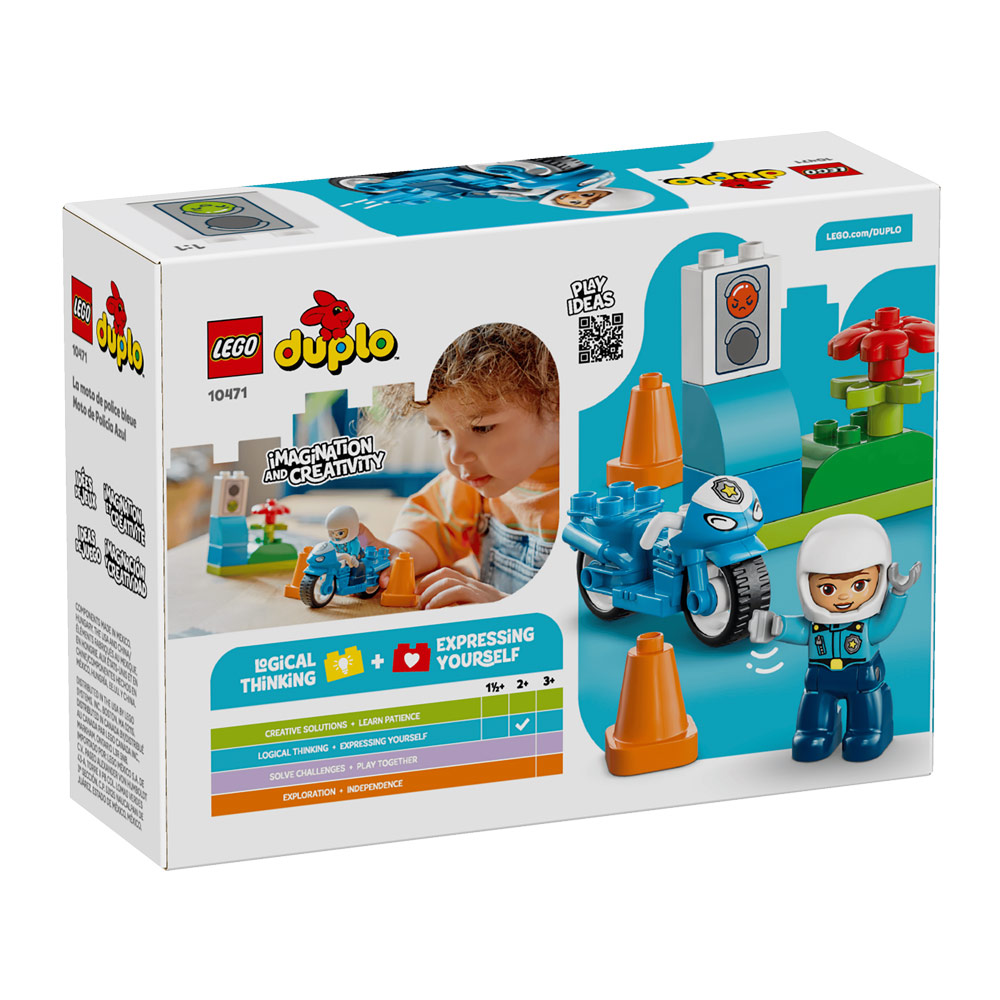 LEGO® Duplo Blue Police Motorcycle (10471)
