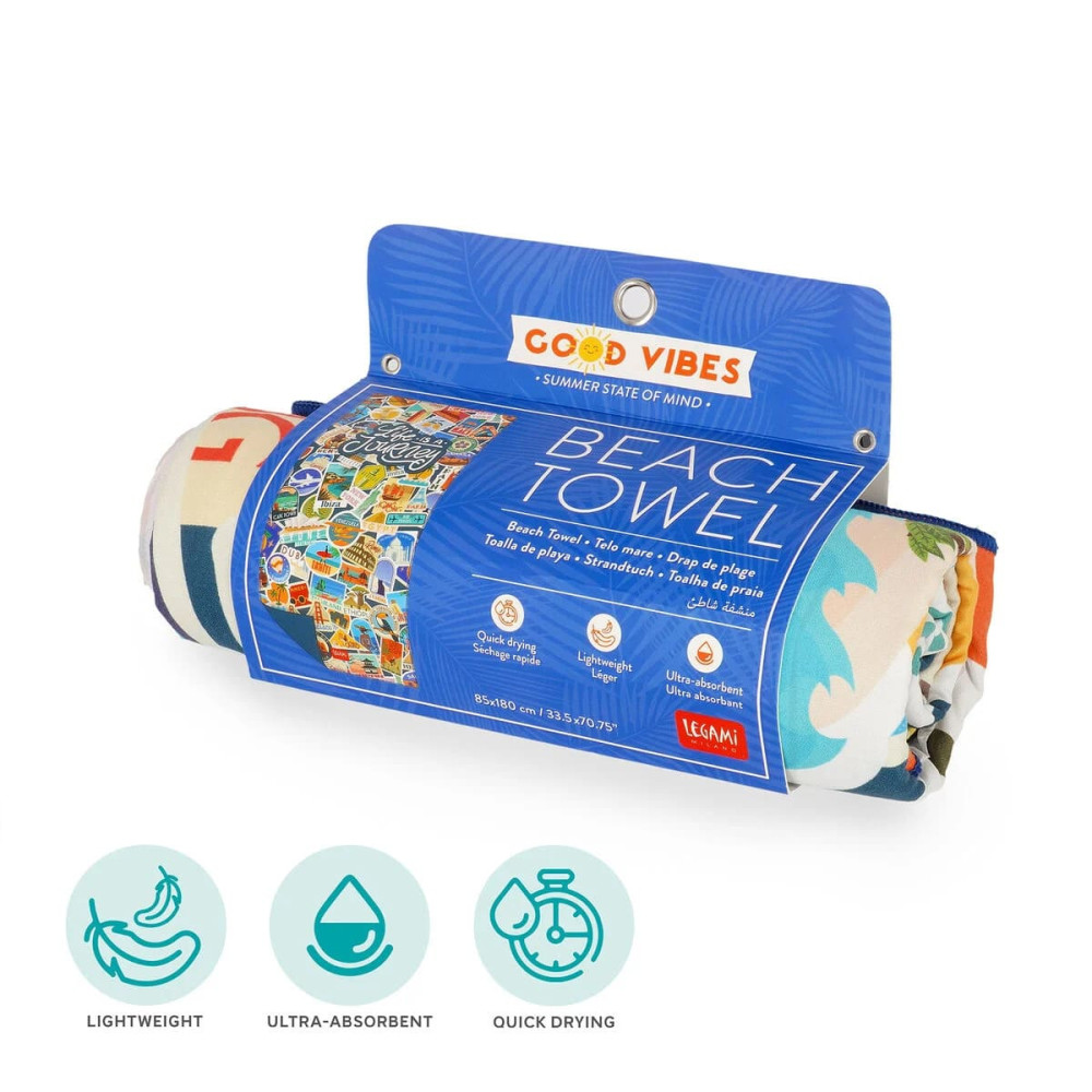 Legami Πετσέτα Θαλάσσης Travel Stickers
