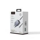Ugreen X755/25871 φορτιστής 3 Θέσεων GaN PD 65W + καλώδιο USB-C 100W 1.5m (Γκρι)