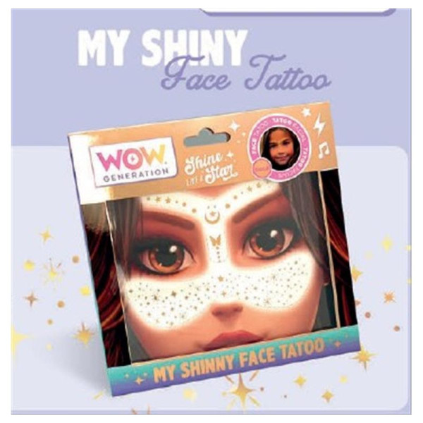 Wow Generation Tattoo Προσώπου Χρυσές Φακίδες