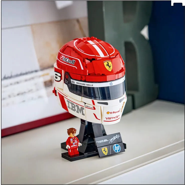 LEGO® Editions Scuderia Ferrari HP Charles Leclerc Helmet (43014)