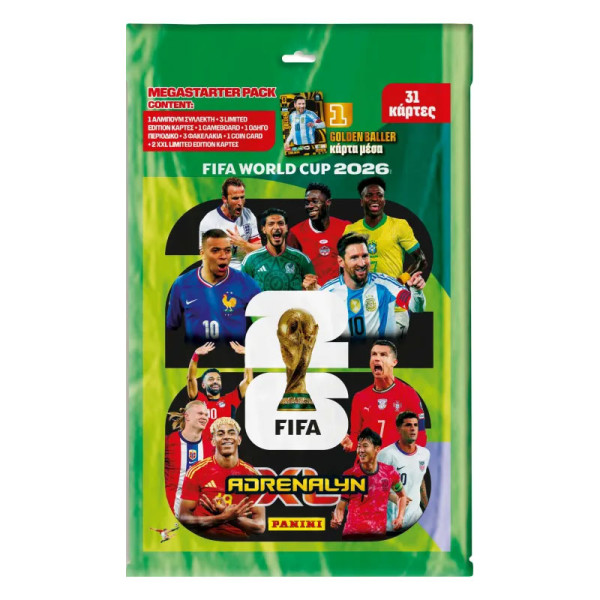 Panini Fifa World Cup 26 Adrenalyn Mega Starter Pack (PA.AL.WC.226)