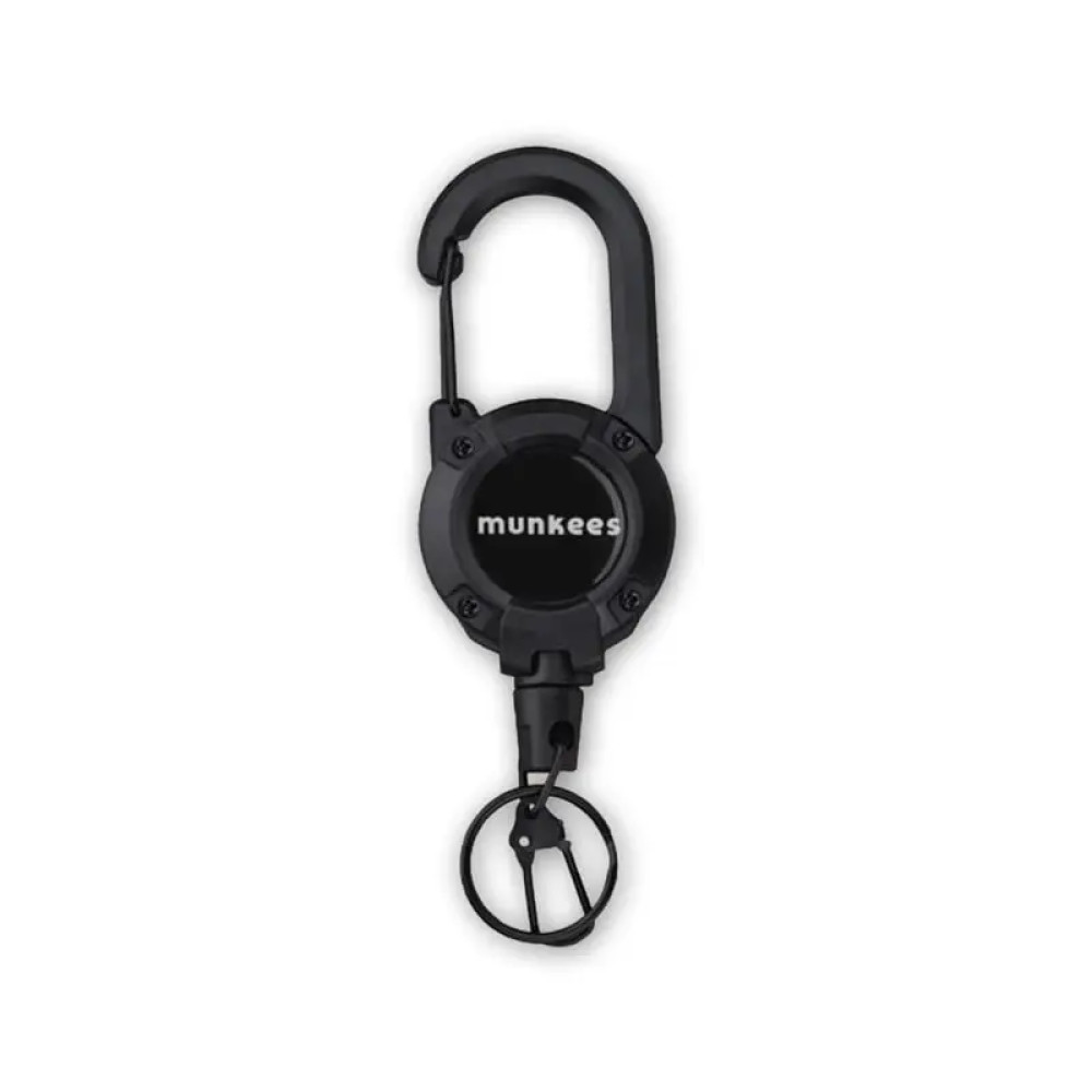 Munkees Retractable Carabiner Καραμπινέρ (Μαύρο)