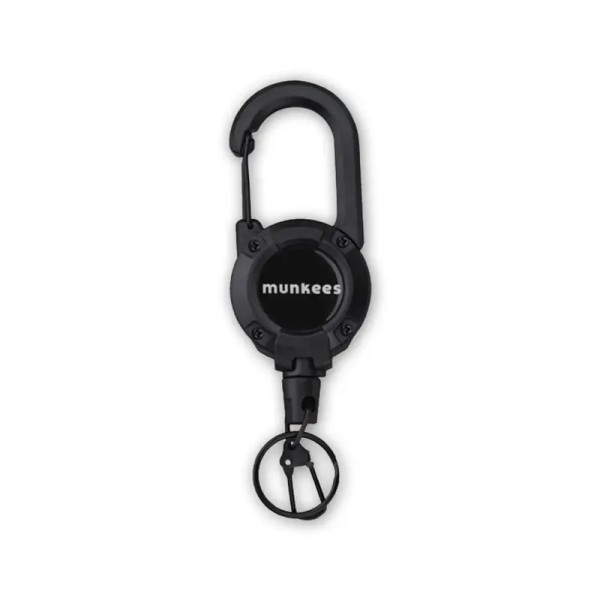 Munkees Retractable Carabiner Καραμπινέρ (Μαύρο)