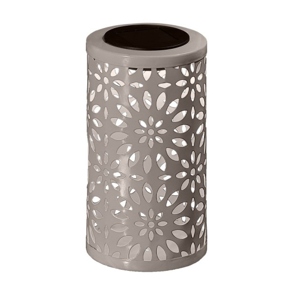Modee Lighting LED Ηλιακό Φαναράκι Γκρι LT009 (H18xD10cm)