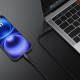 Veger V106 Καλώδιο Φόρτισης USB-C σε USB-C QC 60W 1.2m (Μαύρο)