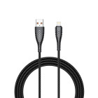 Veger V105 Καλώδιο Φόρτισης USB-A σε Lightning 1.2m (Μαύρο)