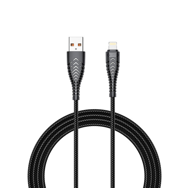 Veger V106 Καλώδιο Φόρτισης USB-C σε Lightning 1.2m (Μαύρο)