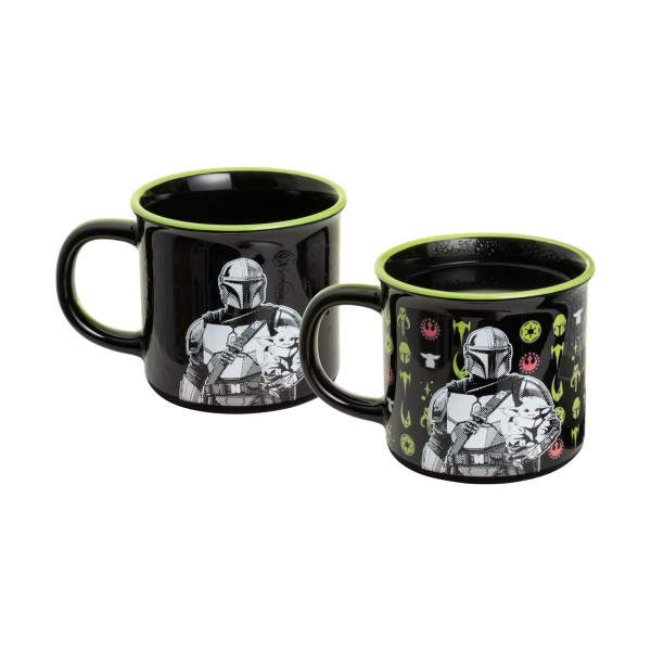 Paladone: Star Wars The Mandalorian - Mandalorian and Grogu Heat Change Mug (PP16271MAN)