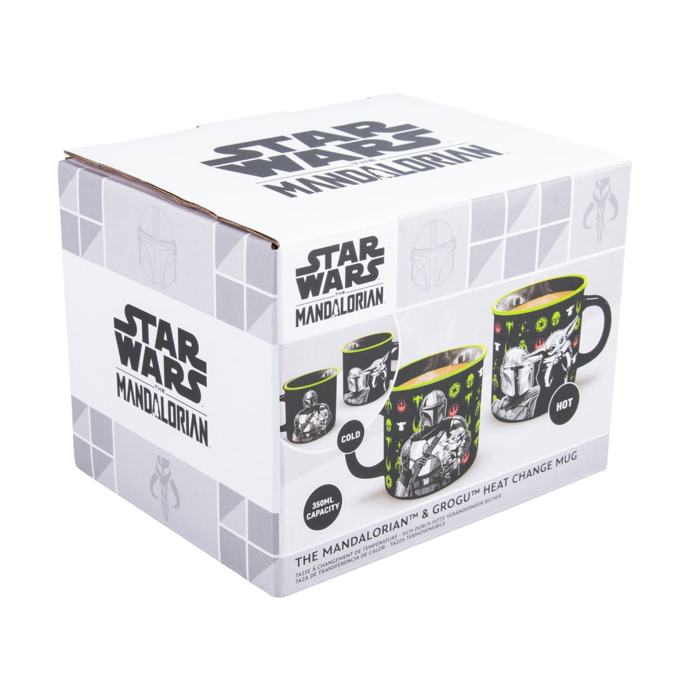 Paladone: Star Wars The Mandalorian - Mandalorian and Grogu Heat Change Mug (PP16271MAN)