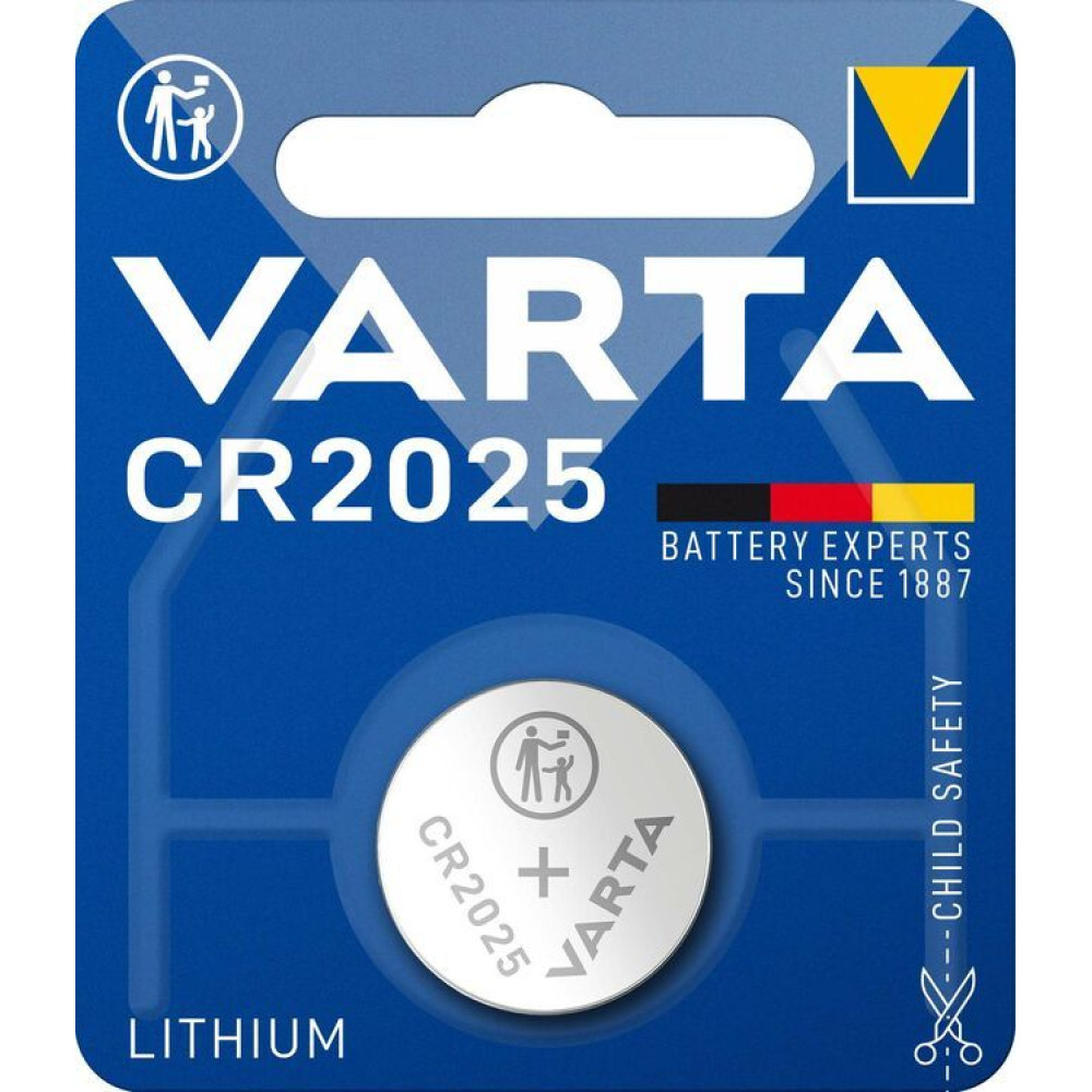 Varta μπαταρία Λιθίου CR2025 (1τμχ)