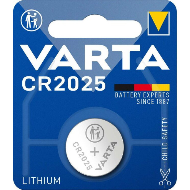 Varta μπαταρία Λιθίου CR2025 (1τμχ)