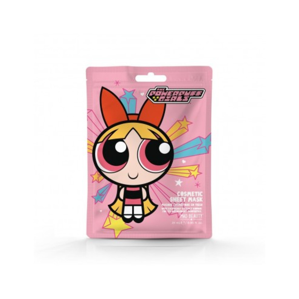 Mad Beauty Μάσκα Προσώπου Powerpuff Girls Super Cute - Blossom