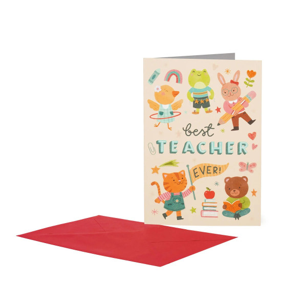 Legami Ευχετήρια Κάρτα - Large - Best Teacher (11,5 x 17 cm)