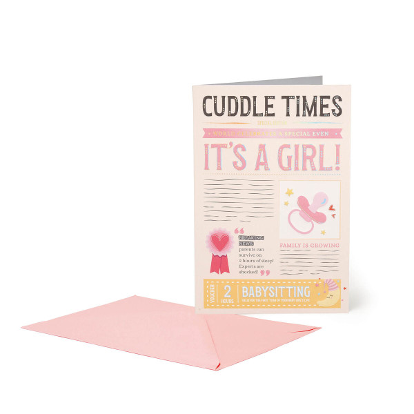Legami Ευχετήρια Κάρτα - Large - Cuddle Times Girl (11,5 x 17 cm)