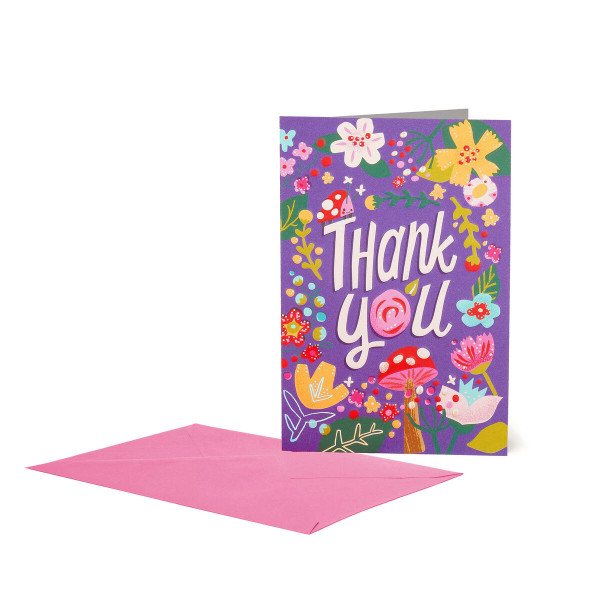 Legami Ευχετήρια Κάρτα - Large - Thank You Flowers (11,5 x 17 cm)