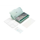 HIMI Twin Cup Jelly Acrylic Σετ 36 Χρωμάτων Pearl Green Case