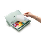 HIMI Twin Cup Jelly Acrylic Σετ 36 Χρωμάτων Pearl Green Case