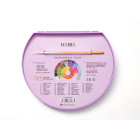 HIMI Semi - Moist Watercolour Σετ 38 Χρωμάτων Purple Case