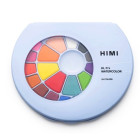 HIMI Watercolour Paint Pan Σετ 24 Χρωμάτων Blue Case