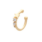 LifeLikes Σκουλαρίκι Star Cuff Zircon 1 τμχ (Χρυσό)
