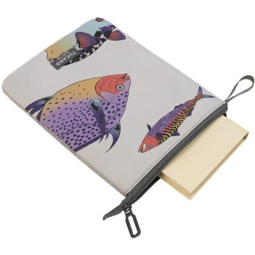 Tucano Schizzo Book Cover Θήκη Αποθήκευσης Βιβλίου - Fish
