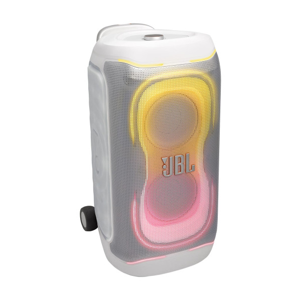 JBL Partybox 330, Portable BT Party Speaker, IPX4, Lightshow, Wheels (Λευκό)