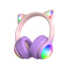 Kiddoboo Delulu Bluetooth Ασύρματα On Ear Ακουστικά DiscoBeats (Pink)