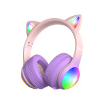 Kiddoboo Delulu Bluetooth Ασύρματα On Ear Ακουστικά DiscoBeats (Pink)