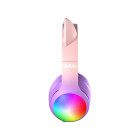 Kiddoboo Delulu Bluetooth Ασύρματα On Ear Ακουστικά DiscoBeats (Pink)
