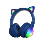 Kiddoboo Delulu Bluetooth Ασύρματα On Ear Ακουστικά DiscoBeats (Blue)