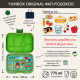 Yumbox Original Φαγητοδοχείο με 6 χωρίσματα (Surf Blue - Rocket)
