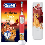 Oral-B Vitality Pro Παιδική Ηλεκτρική Οδοντόβουρτσα με Χρονόμετρο για 3+ Χρονών & Θήκη Ταξιδιού (Lion King)