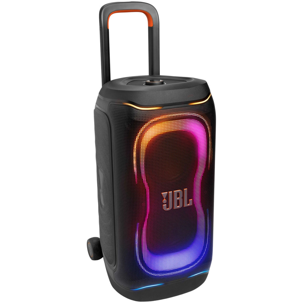JBL Partybox 330, Portable BT Party Speaker, IPX4, Lightshow, Wheels (Μαύρο)