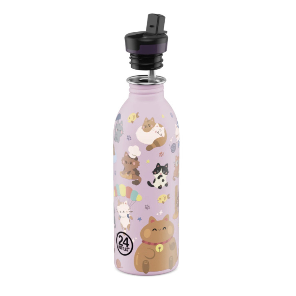 24Bottles Kids Bottle Ανοξείδωτο Μπουκάλι 0.50lt (Meow Friends)