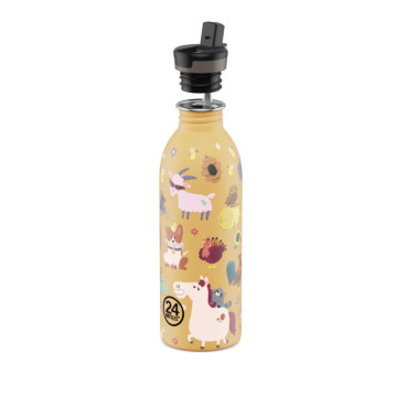 24Bottles Kids Bottle Ανοξείδωτο Μπουκάλι 0.50lt (Farm Friends)