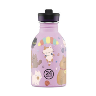 24Bottles Kids Urban Bottle Ανοξείδωτο Μπουκάλι 0.25lt (Meow Friends)