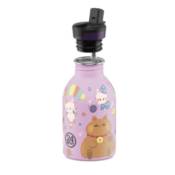 24Bottles Kids Urban Bottle Ανοξείδωτο Μπουκάλι 0.25lt (Meow Friends)