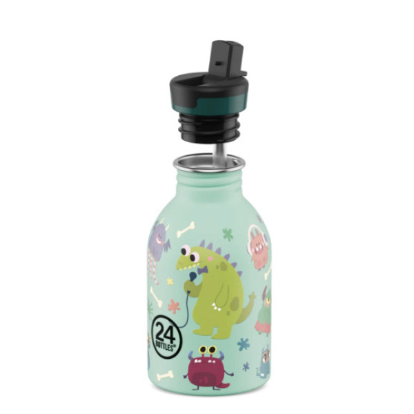 24Bottles Kids Urban Bottle Ανοξείδωτο Μπουκάλι 0.25lt (Spooky Friends)