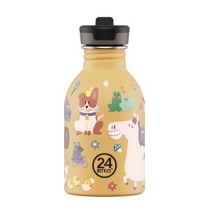 24Bottles Kids Urban Bottle Ανοξείδωτο Μπουκάλι 0.25lt (Farm Friends)