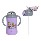 EcoLife Kids Thermos Ανοξείδωτο Μπουκάλι Θερμός 'Masha - Eco Friendly' Lilac 300ml