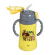EcoLife Kids Thermos Ανοξείδωτο Μπουκάλι Θερμός 'Masha - Save The Wild' Yellow 300ml