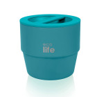EcoLife Στρογγυλό Θερμός Φαγητού 750ml Πετρόλ
