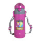 EcoLife Kids Thermos Ανοξείδωτο Μπουκάλι Θερμός 'Masha - Earth First' Magenta 400ml