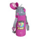EcoLife Kids Thermos Ανοξείδωτο Μπουκάλι Θερμός 'Masha - Earth First' Magenta 400ml