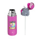 EcoLife Kids Thermos Ανοξείδωτο Μπουκάλι Θερμός 'Masha - Earth First' Magenta 400ml