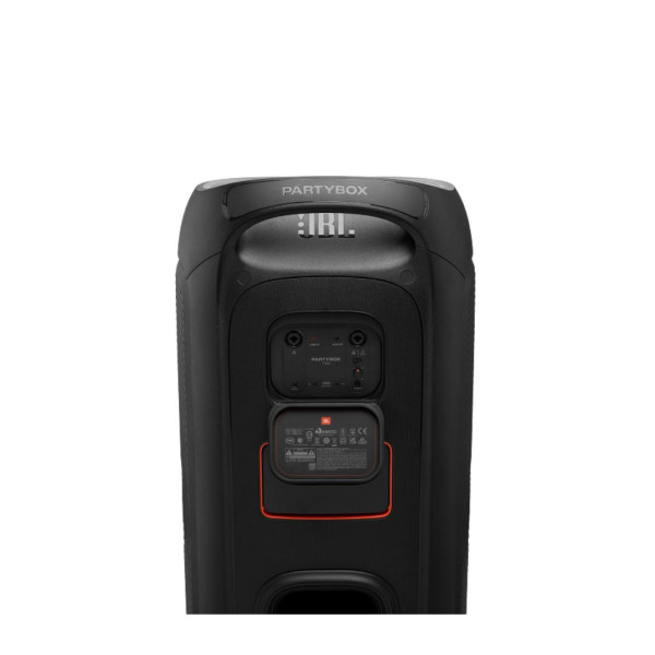 JBL Partybox 720, Bluetooth Party Speaker, IPX4, Light Show, Wheels, Battery (not incl.) prepared (Black)