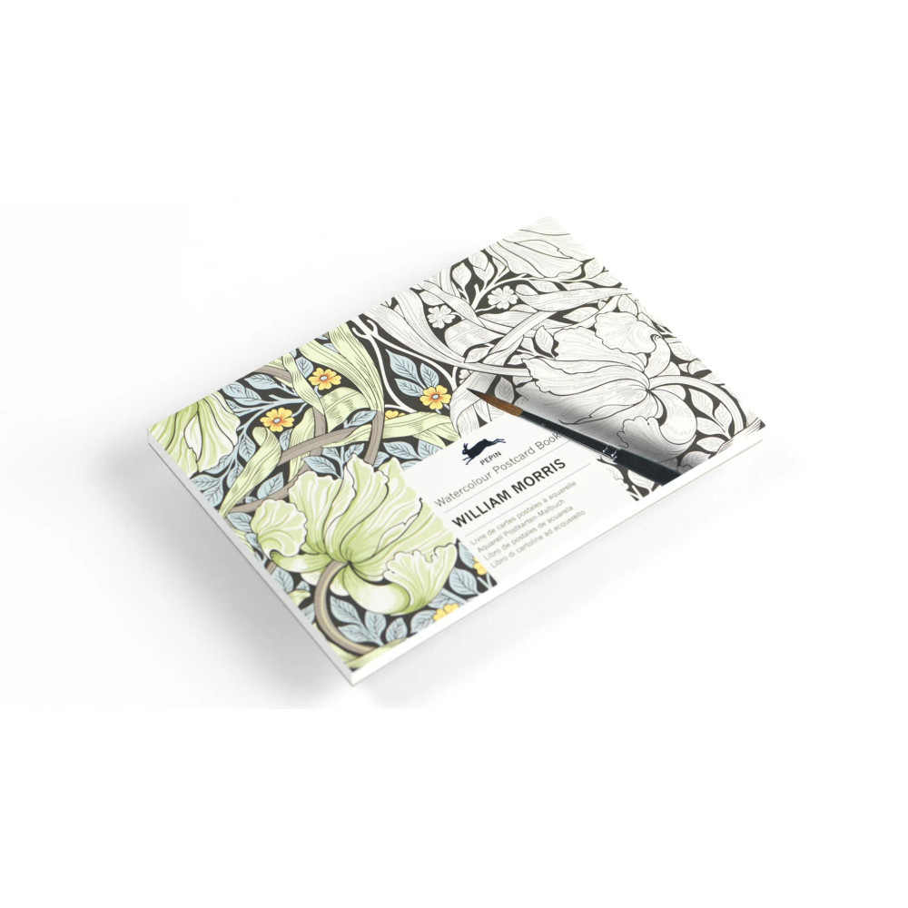 Watercolour Postcard Book - William Morris